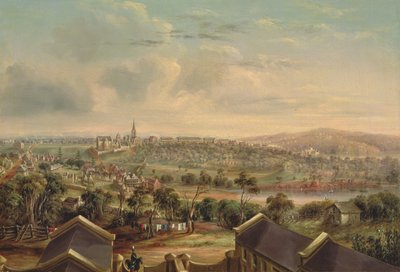 Sydney von Woolloomooloo, 1849 von George Edward Peacock